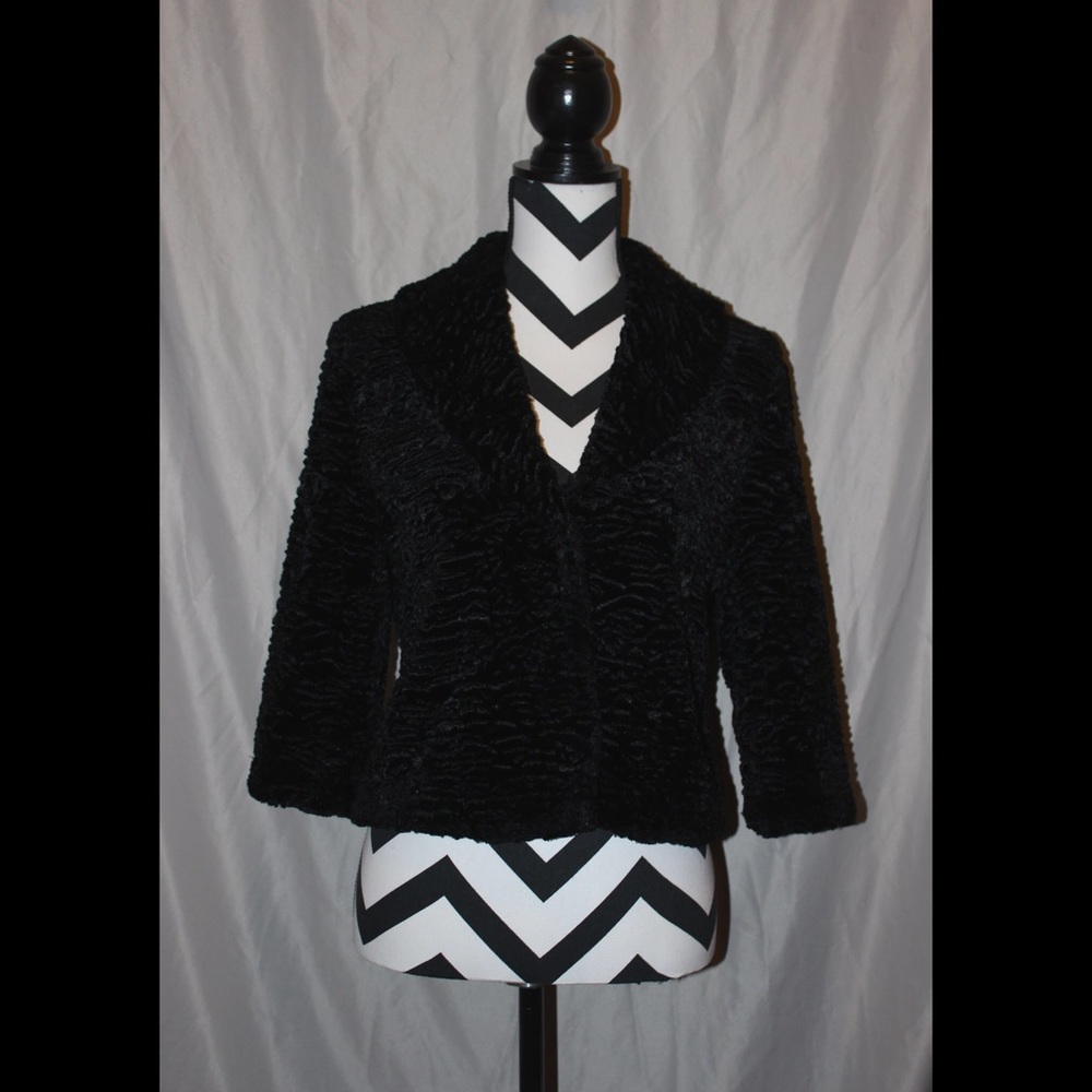 Kate Hill curly wool-look jacket
